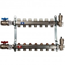 STOUT Коллектор из нержавеющей стали в сборе без расходомеров 7 вых. (SMS0912000007)
