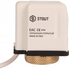 STOUT STE-0010 Электротермический компактный сервопривод, нормально закрытый, 230 B (STE-0010-230001)