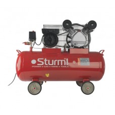 AC931031 Воздушный компрессор Sturm!, 2400 Вт, 100 л, 370 л/мин, 8 бар, 1100 об/мин, ремень (AC931031)
