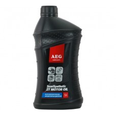 AEG Semi Synthetic 2T Motor Oil API TC Масло 2Т п/с 1л, шт (30615)