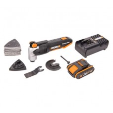 Реноватор аккумуляторный WORX WX678, 20В, 1*2,0Ач, кейс, шт (WX678)