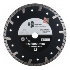 230 Turbo Pro Глубокорез 230*10*22.23 mm Trio-Diamond, шт (TP156)