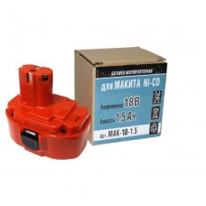 Аккумулятор Ni-CD 18V 1.5 AН Makita (подходит к 6347D 8444D ) P.I.T., шт (Mak-18-1,5)